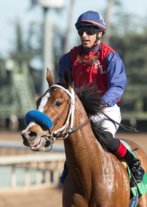 Miss Sunset wins the 2017 Sweet Life Stakes