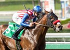 Iliad wins the 2017 San Vicente Stakes (G2) at Santa Anita Park