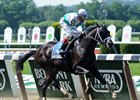 San Pablo won the Criminal Type Stakes by 3 1/2 lengths.<br><a target="blank" href="http://photos.bloodhorse.com/AtTheRaces-1/at-the-races-2013/27257665_QgCqdh#!i=2575334259&k=xJHvwRR">Order This Photo</a>