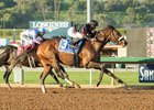 Shaman Ghost wins the 2017 Santa Anita Handicap