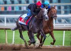 Arrogate works at Santa Anita March 5
