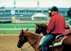 Trainer Mark Hennig in 1995 at Churchill Downs