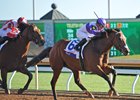 Irap was the upset winner of the Blue Grass Stakes