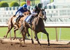 Union Strike wins the 2017 Santa Paula Stakes