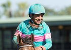 Victor Espinoza is scheduled to ride Santa Anita Derby winner Gormley in this year's Belmont Stakes