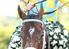 Classic Empire back in the winner's circle after the Arkansas Derby
