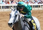 Direct Dial broke his maiden on debut at Keeneland by 7 3/4 lengths in April