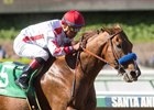 Collected wins the 2017 Santana Mile