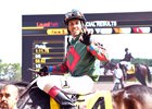 Victor Carrasco, who led the Laurel Park summer meeting, suffered serious injuries after a spill Sept. 14 at Delaware Park