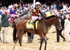 Paradise Woods after her 11th-place finish in the Kentucky Oaks