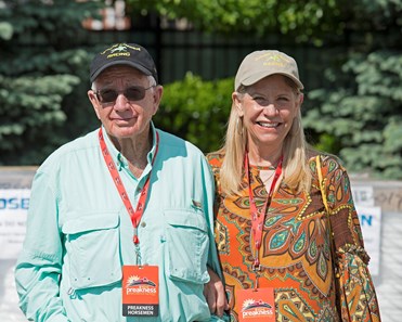 Tom and Sandy McKenna, owners of Conquest Mo Money
Preakness contenders at Pimlico.
