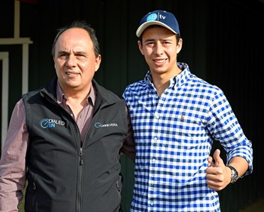 Antonio, left, and Alessandro Sano.
Preakness contenders at Pimlico.
May 18, 2017 Baltimore in Pimlico, Maryland.