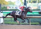 McCraken is suspended midair as he wins the Matt Win Stakes