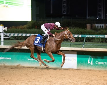 Gun Runner with Florent Geroux wins Stephen Foster (G1) at Churchill.