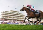 Enable and Frankie Dettori win the Investec Oaks at Epsom for trainer John Gosden June 2