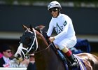 American Patriot returning from his Maker's 46 Mile victory at Keeneland