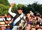 Jose Ortiz earned his first classic victory aboard Tapwrit in the Belmont Stakes