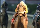 Forever Unbridled rolls home to win the Fleur de Lis Stakes