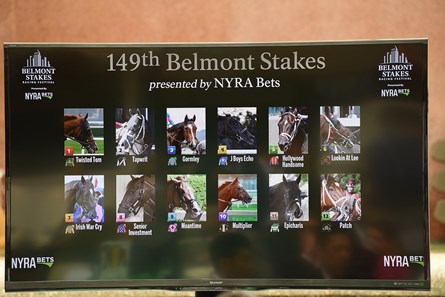 2017 Belmont Post Position Draw