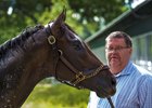 J Boys Echo at Belmont Park with trainer Dale Romans