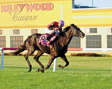 Frostmourne with Irad Ortiz Jr. wins the Penn Mile Stakes (G2T) at Hollywood Casino at Penn National Race Course on June 3 2017