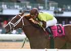 Dancing Solo and Joe Bravo take the Boiling Springs Stakes June 23.
