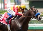Danzing Candy wins the San Carlos Stakes at Santa Anita Park July 1