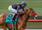 Madam Dancealot wins the San Clemente Handicap at Del Mar under Jamie Theriot