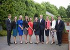 L-R: Michael Smith, Hannah Marks, Alayna Cullen, Mary Ellet, Carrie Hu, Trish Bowman, Jackson Buchanon, Lauren De Arias Huep, Britney Dixon, Conrad Bandoroff