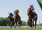 Money Multiplier takes the Monmouth Stakes in his season debut