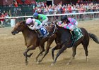 Paulassilverlining runs by Finley'sluckycharm to collect her fourth consecutive victory