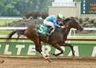 Funnel Cake breaks his maiden in his second try for Maggi Moss and Tom Amoss