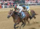 Firenze Fire holds off Free Drop Billy in the Sanford Stakes