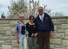 Ben Walden Jr. and his wife, Elaine, and daughter, Hope, at Keeneland