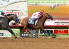 Collected just holds off Arrogate to win the Pacific Classic Aug. 19 at Del Mar