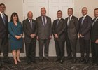 Jockey Club board of stewards J. Michael O’Farrell Jr., Barbara Banke, William M. Lear Jr., Stuart S. Janney III, William S. Farish Jr., Ian D. Highet, Everett R. Dobson, and John W. Phillips