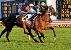 Fault wins the Pucker Up Stakes at Arlington International Racecourse
