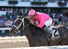 Bronx Beauty and Eddie Castro soar clear in the Colleen Stakes at Monmouth Park