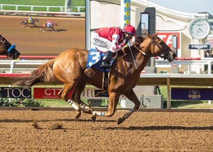 Skye Diamonds wins the 2017 Rancho Bernardo Handicap (G3)