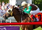 Postulation wins the 2017 American St. Leger Stakes