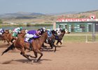 Racing at Wyoming Downs