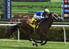 Orbolution breaks her maiden in a turf maiden race July 23 at Saratoga