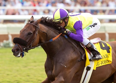 Big John B is the only runner in the Del Mar Handicap that has multiple wins on the Del Mar turf.
