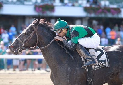 Just Call Kenny #2 with Eddie Castro riding won the $100,00 Philip H. Iselin Stakes Monmouth Park in Oceanport, New Jersey on Saturday August 26, 2017.