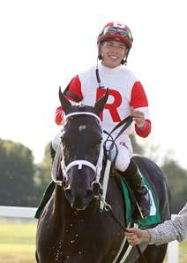 Sir Dudley Digges wins the 2017 Old Friends Stakes