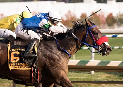 Chublicious wins the 2017 Frank J. De Francis Memorial Dash