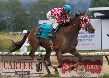 Highway Boss wins the S. W. Randall plate on 09/09/17 with rider Aaron Gryder