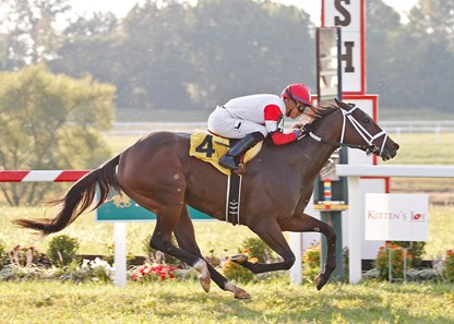 Kitten's Roar wins the 2017 Ramsey Farm Stakes