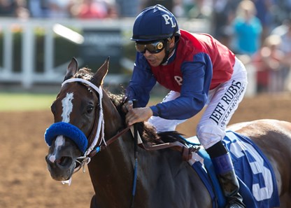 Miss Sunset wins the 2017 C.E.R.F. Stakes