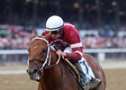Gun Runner draws off to win the Woodward Stakes